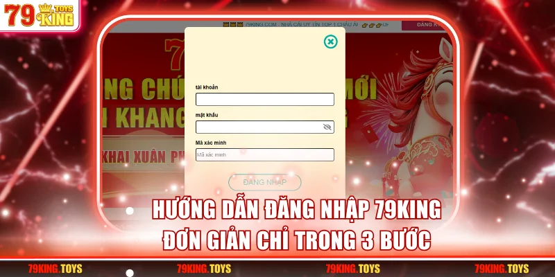 3 bước đăng nhập 79KING dễ hiểu cho bạn mới bắt đầu