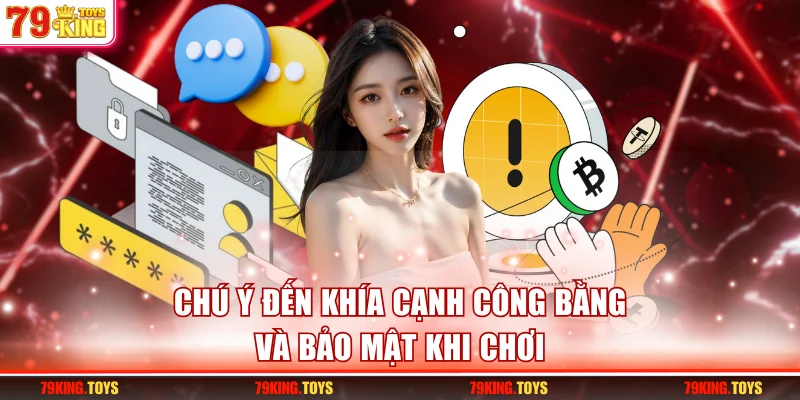 Chú ý đến khía cạnh công bằng và bảo mật khi chơi