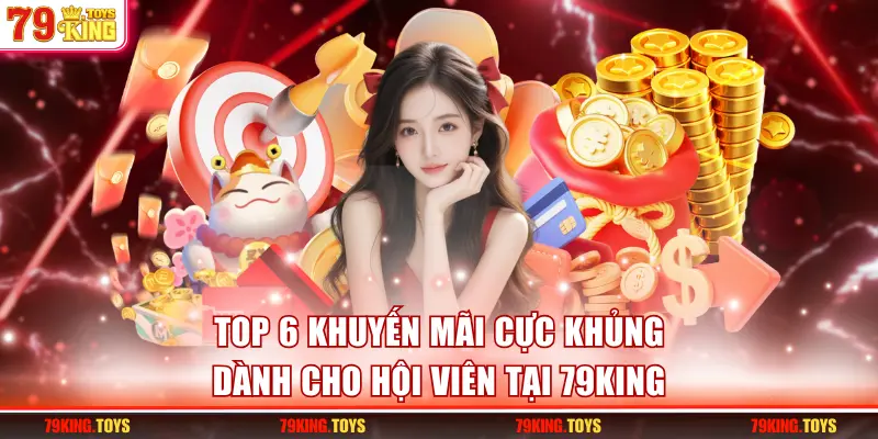 Top 6 khuyến mãi cực khủng dành cho hội viên tại 79KING