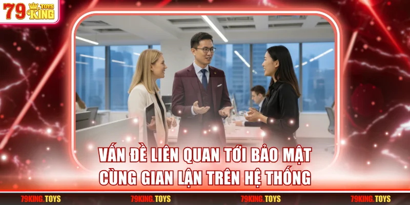 Vấn đề liên quan tới bảo mật cùng gian lận trên hệ thống